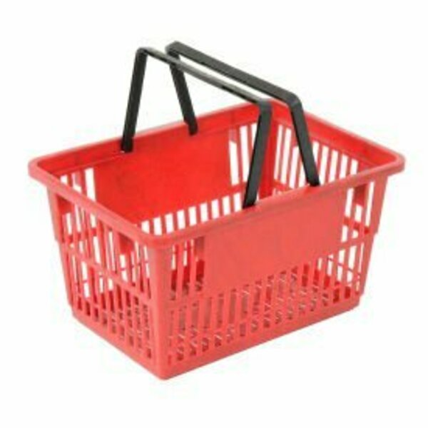 Good L Good L  Large Shopping Basket with Plastic Handle 33 Liter 1938L x 1314W x 10H Red LARGE-RED